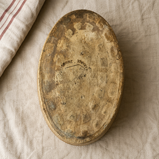 Vintage French Bourguignonne Oval Baking Dish | c. 1930–1960