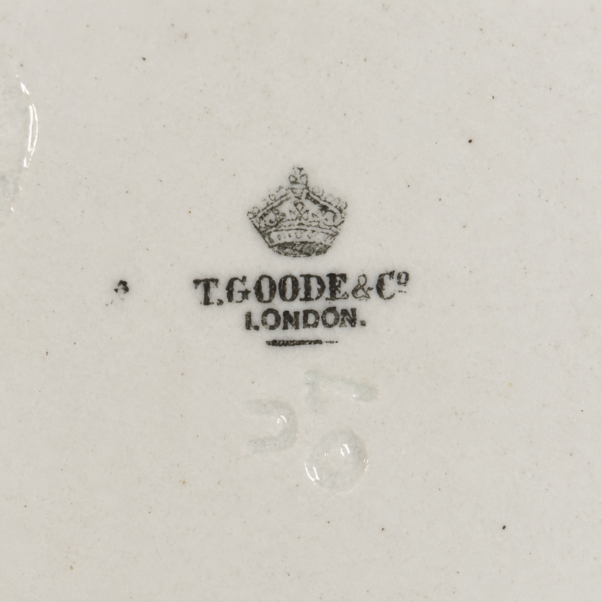 Antique T. Goode & Co. London Serving Dish