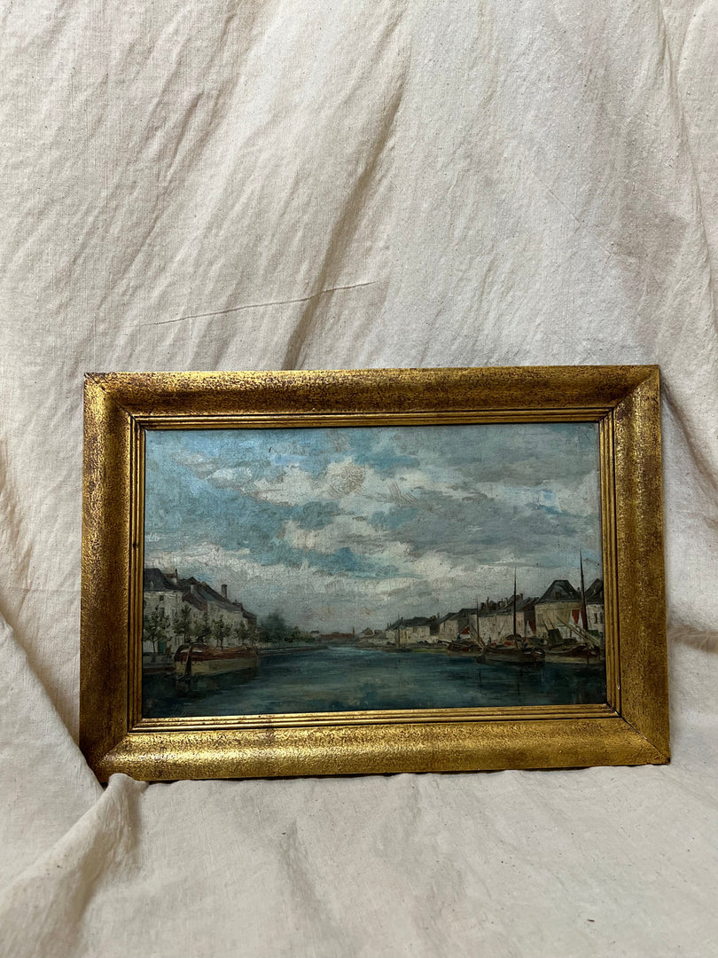 Le Port - Oil on Canvas