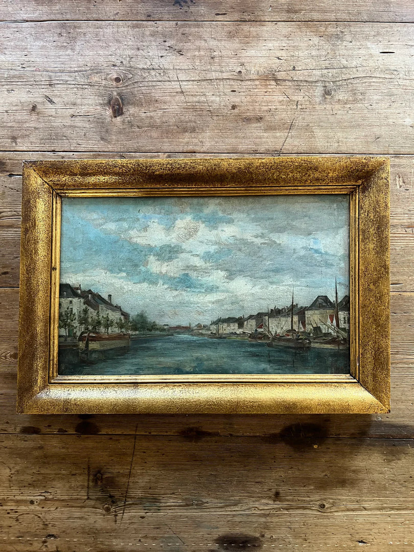 Le Port - Oil on Canvas