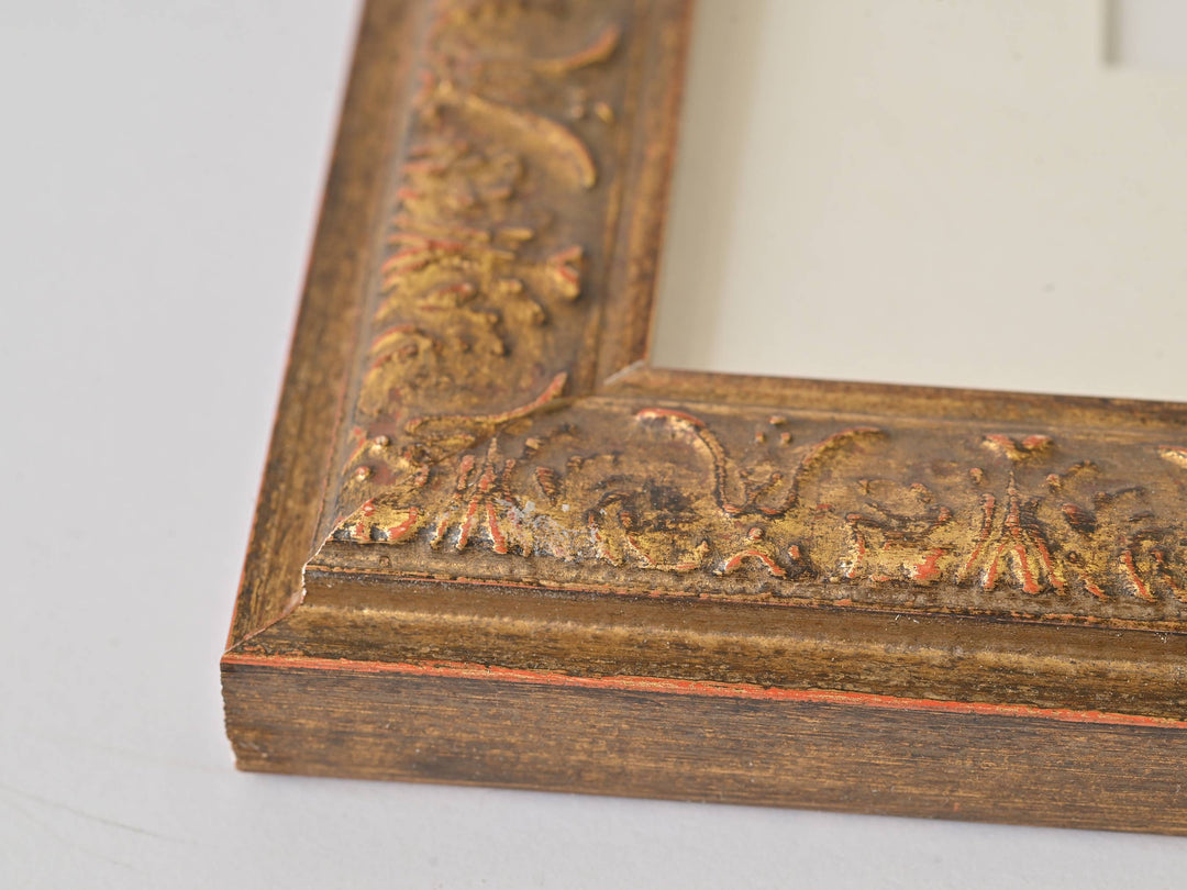 Antique Gold Finish With Red And Black Undertones - 9013GO