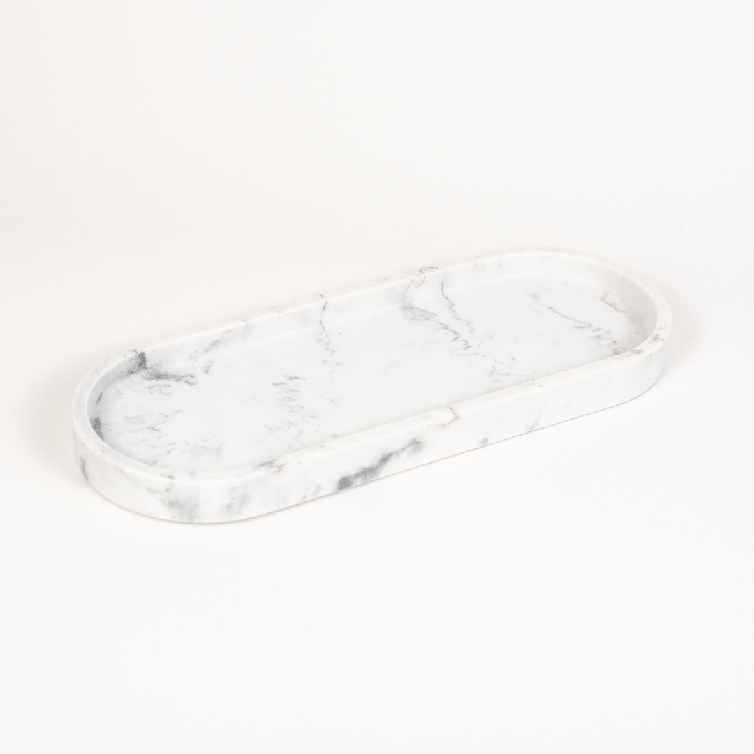 Stoneware Tray - Marble