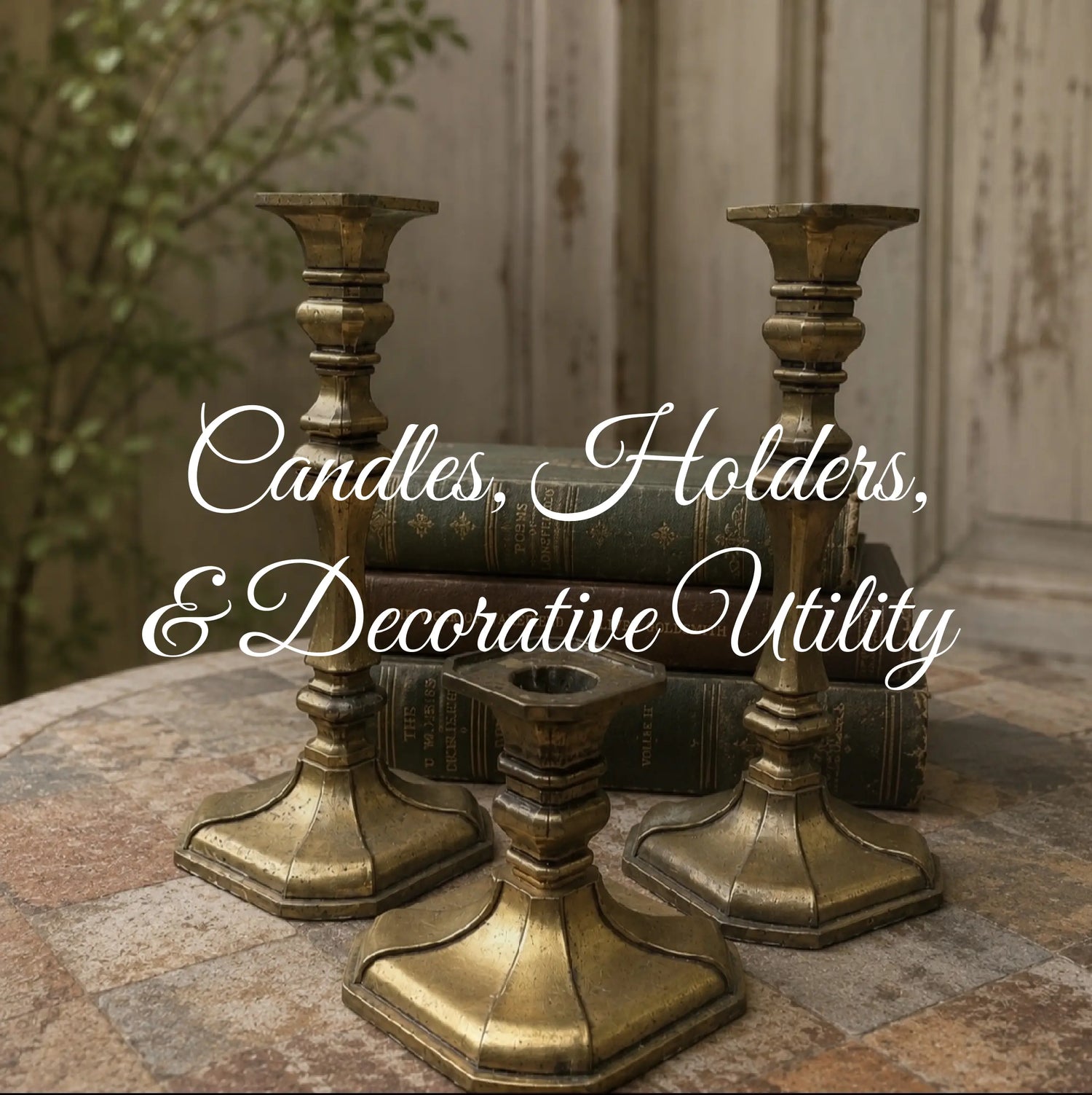 Candle Holders, Candles & Decorative Utility