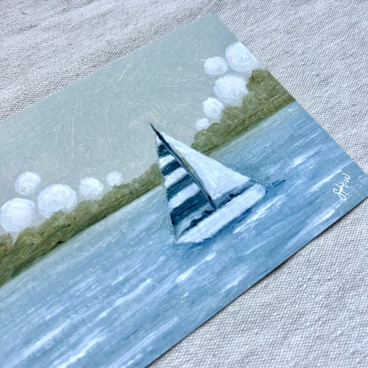 "Come Sail Away" Fine Art Print (framed)
