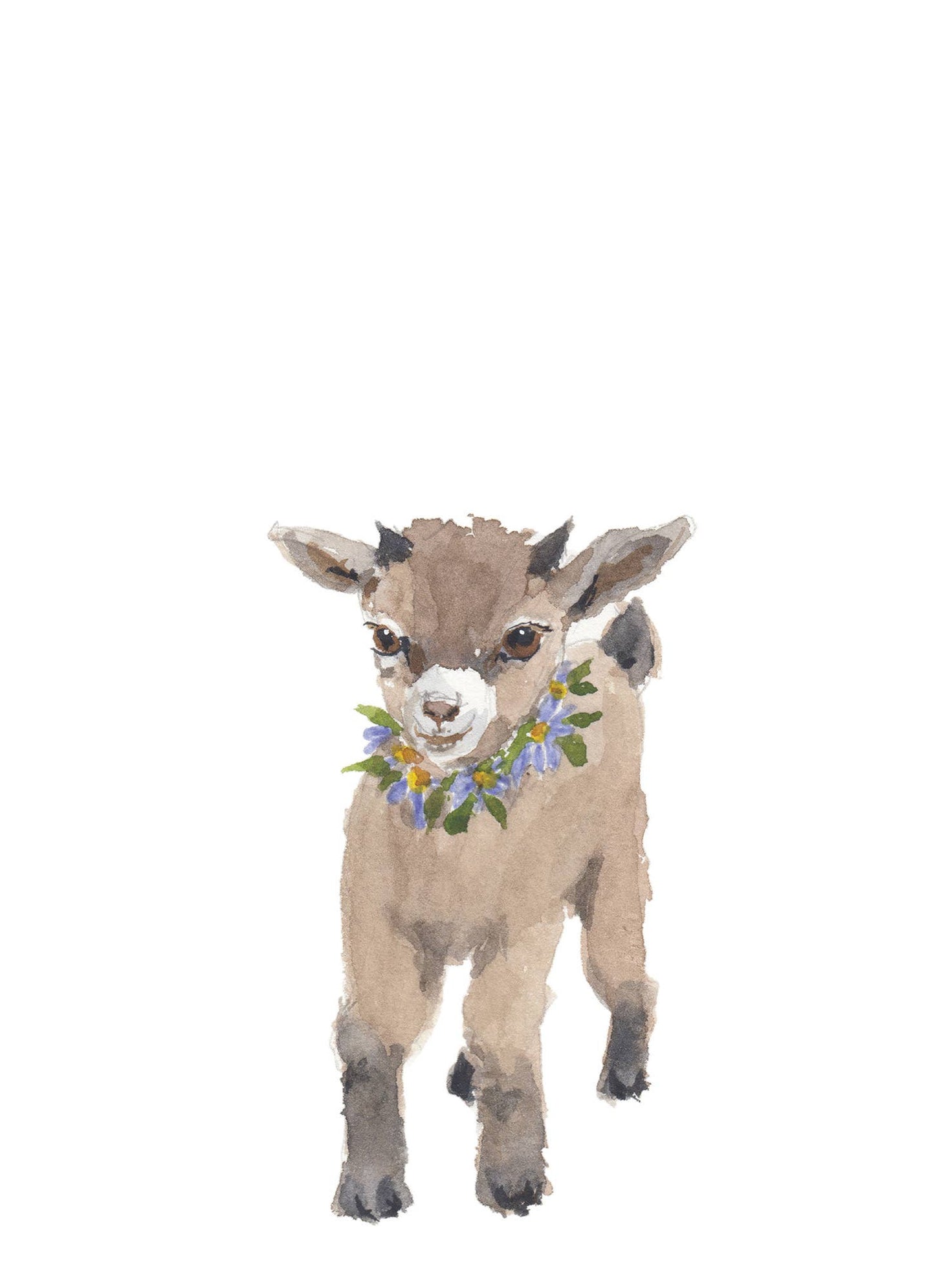 NEW Carte de souhaits - Chevreau/ Greeting Card - Baby Goat