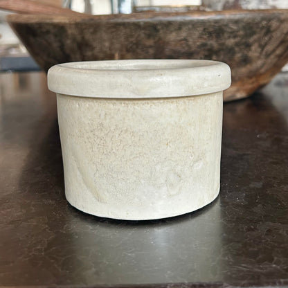 Antique stoneware pantry pot
