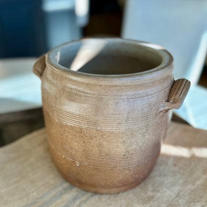French Stoneware Confit Pot
