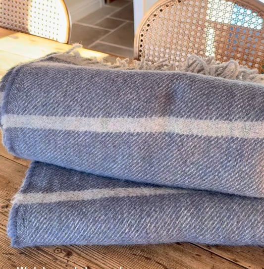Welsh wool throw - large