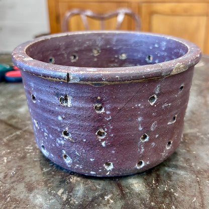 Antique French Earthenware Cheese Mould