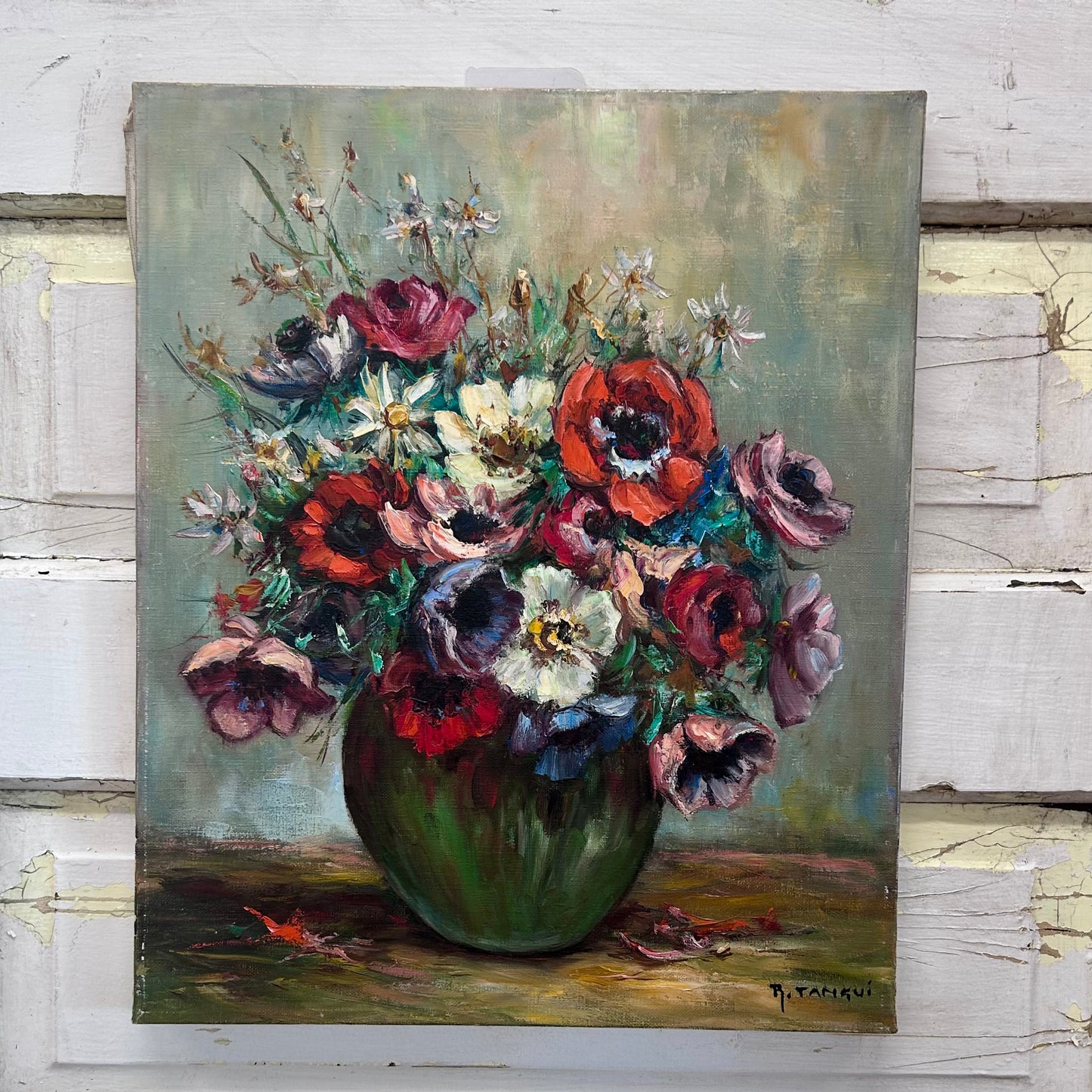 Vintage Europe floral still life