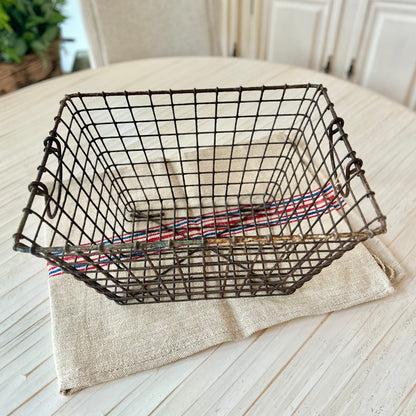 Antique French Wire Basket | Early–Mid 20th Century