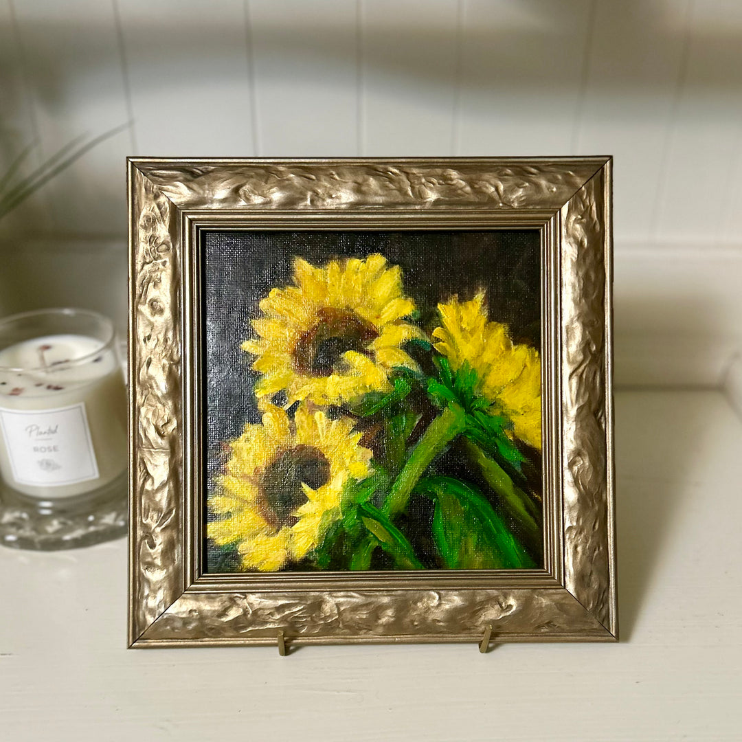 Sunflowers — Original Oil on Canvas by Elisabeth Kam