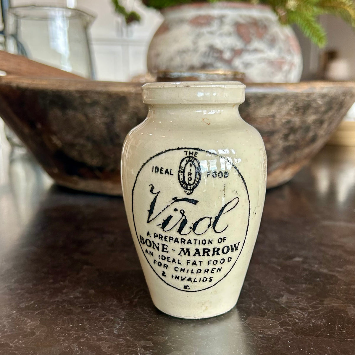 Virol advertising jar 1900s