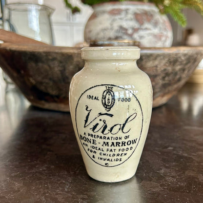 Virol advertising jar 1900s
