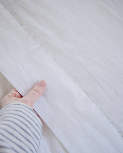 Signature Linen Cotton Blend Sheets