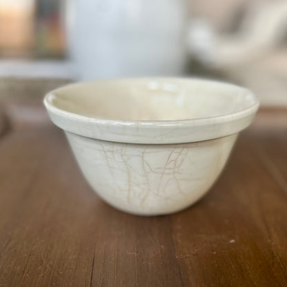 Antique Traditional English ironstone Pudding Bowls