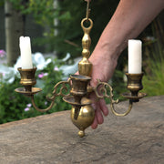 vintage brass candelabrum