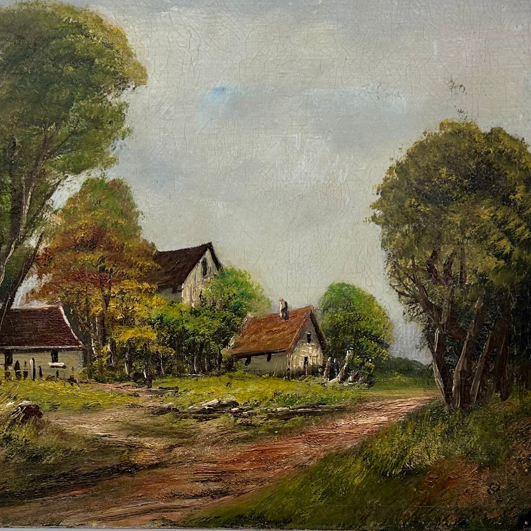 Country Lane in Early Autumn