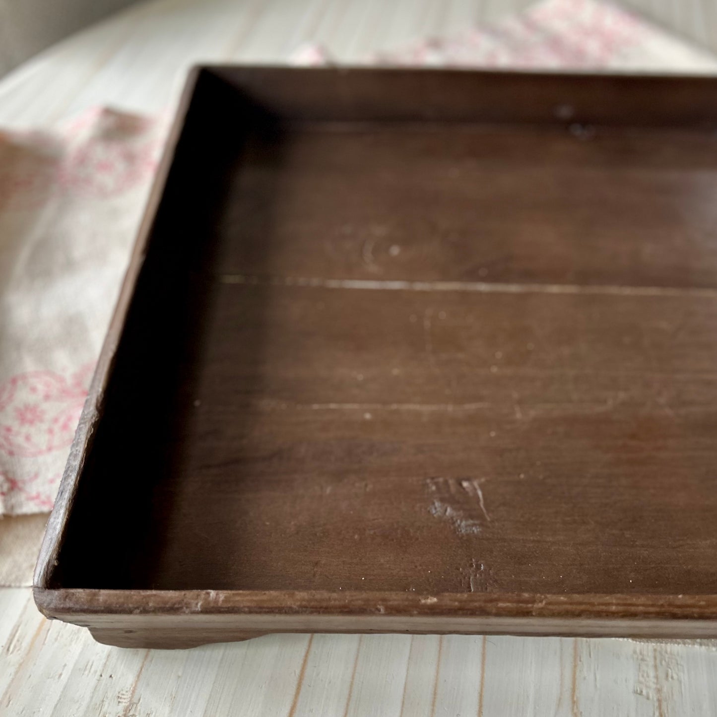 Atticus Vintage Wood Tray