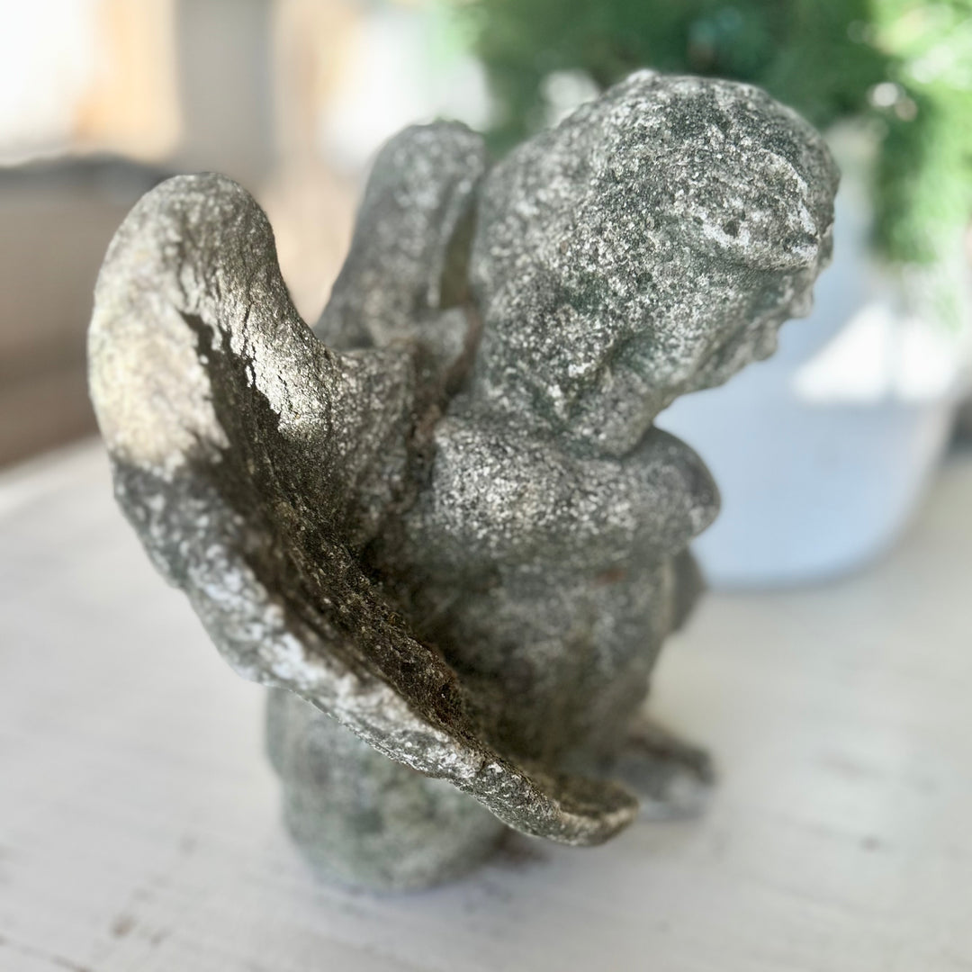 Cast stone Cherub Figure