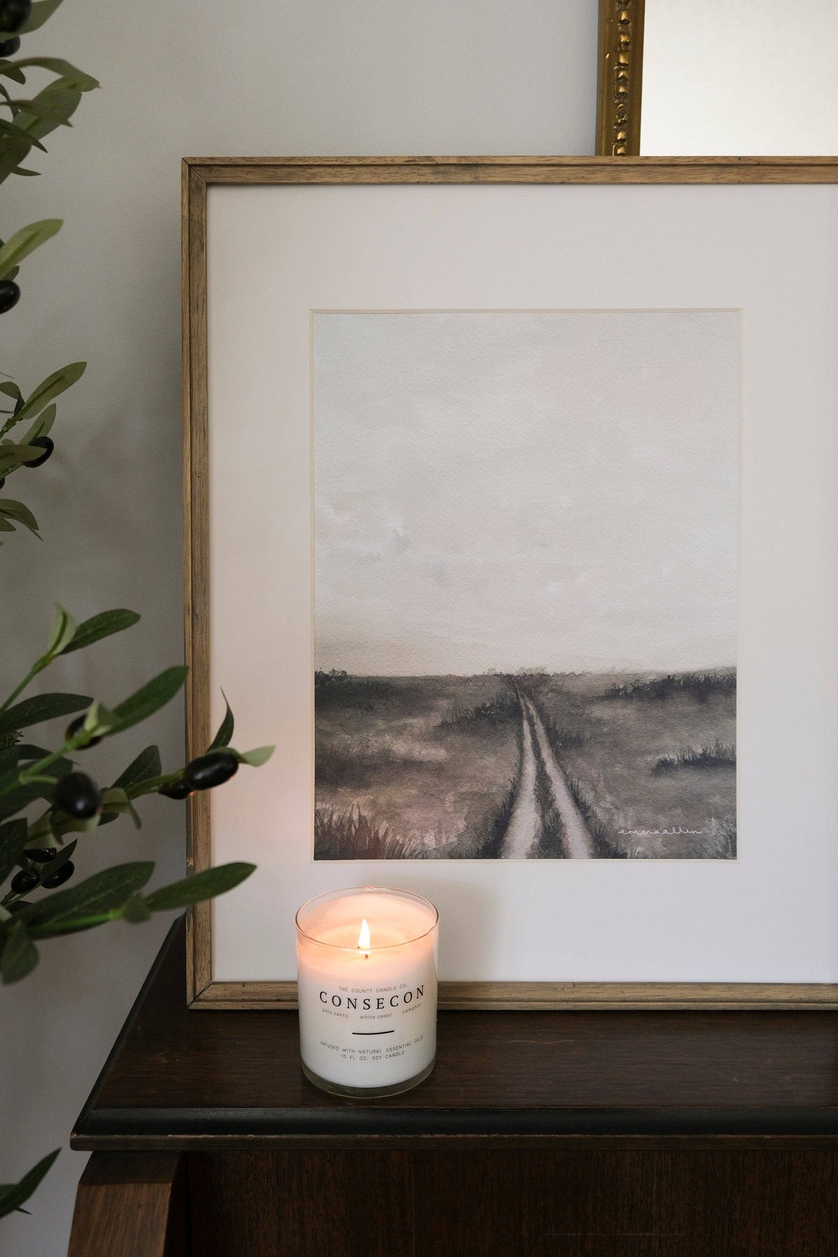 Tractor Trail (framed)