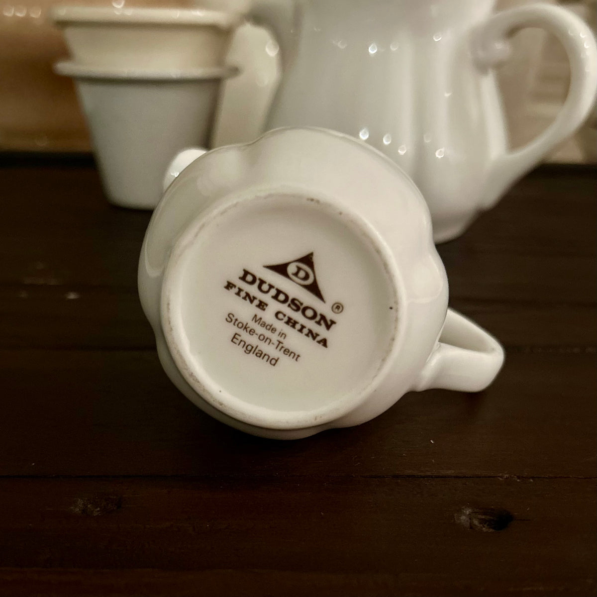 Vintage Dudson fine china creamer