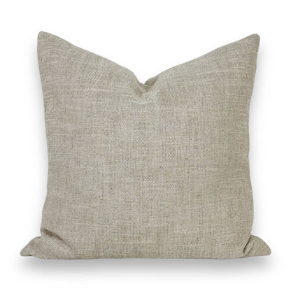 Lancaster | Natural oatmeal weave pillow cover- Multiple Sizes