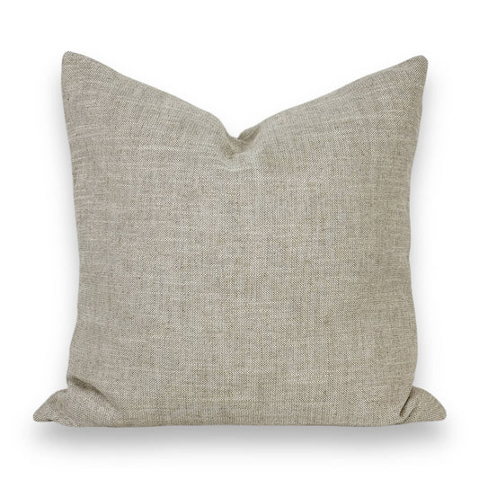 Lancaster | Natural oatmeal weave pillow cover- Multiple Sizes