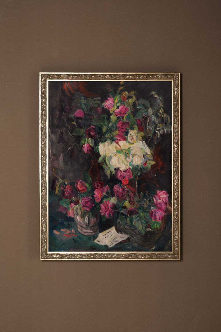 VINTAGE VELVET, VINTAGE SILVER FRAME