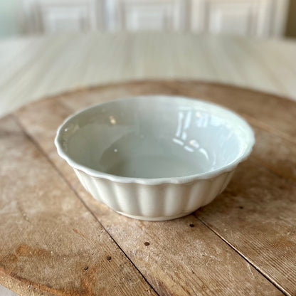 Antique English Ironstone Fluted Bowl – W.T. Adams & Sons