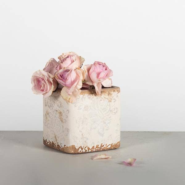 Square Ceramic Flower Pot