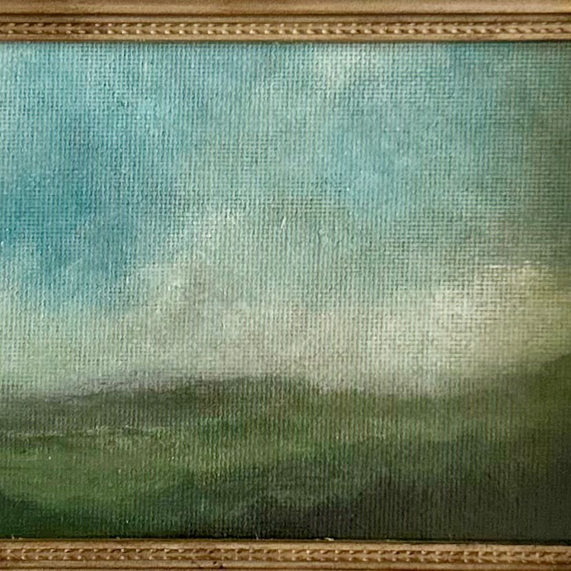 Absorb the landscape - acrylic on canvas