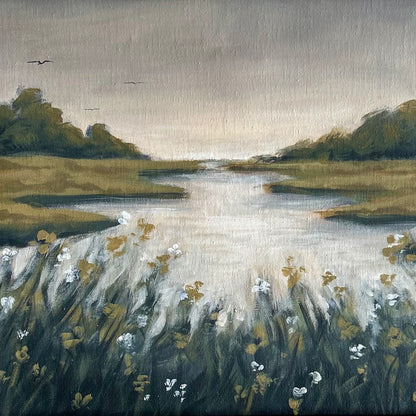 Still water, soft light
