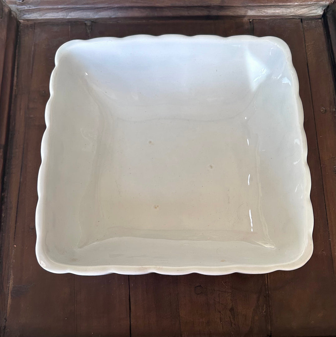 Rare Set of 4 Antique english ironstone bowls