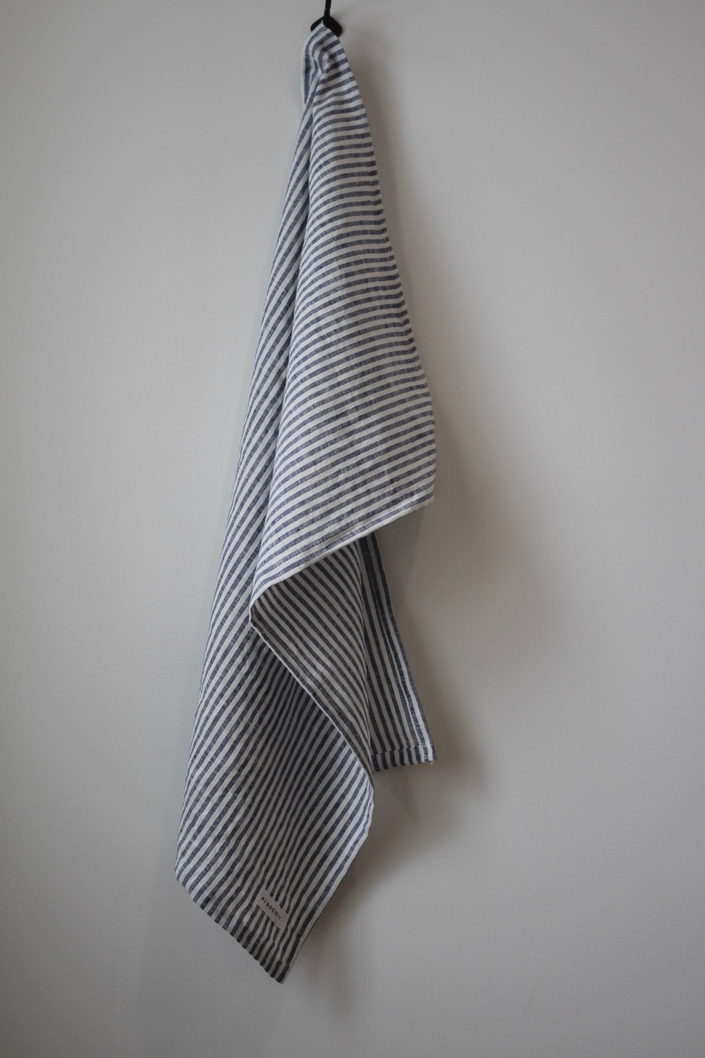The Sawyer Tea Towel- Navy Stripe