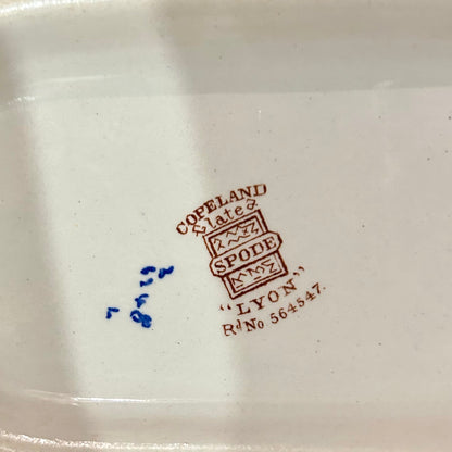 Antique Copeland Spode “Lyon” Covered Serving Dish | c.1910
