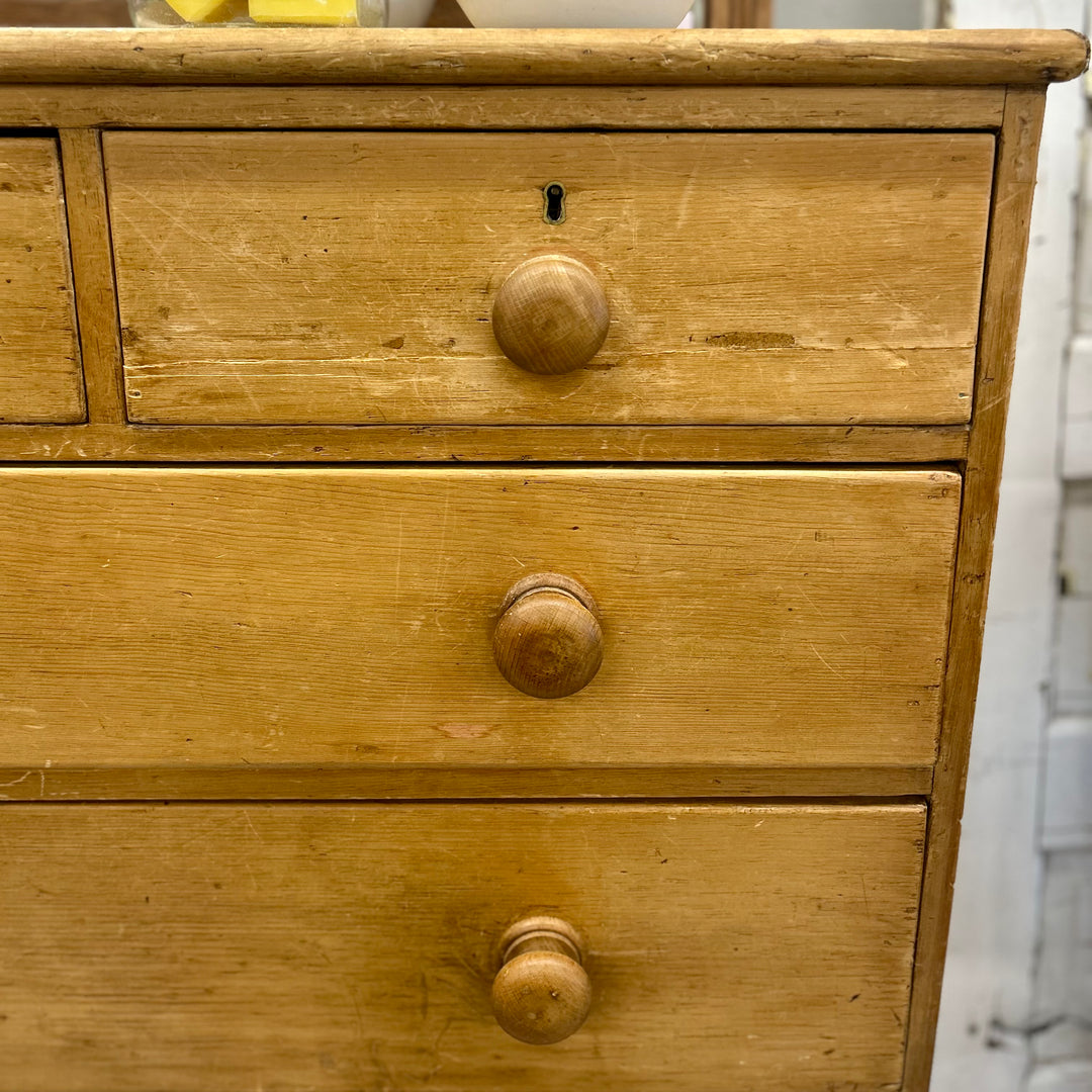 Antique Quebec pine dresser