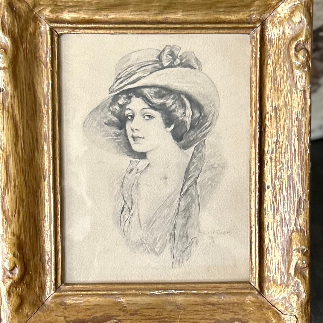 Softly Kept — Edwardian Portrait (After Archie Gunn, 1911)