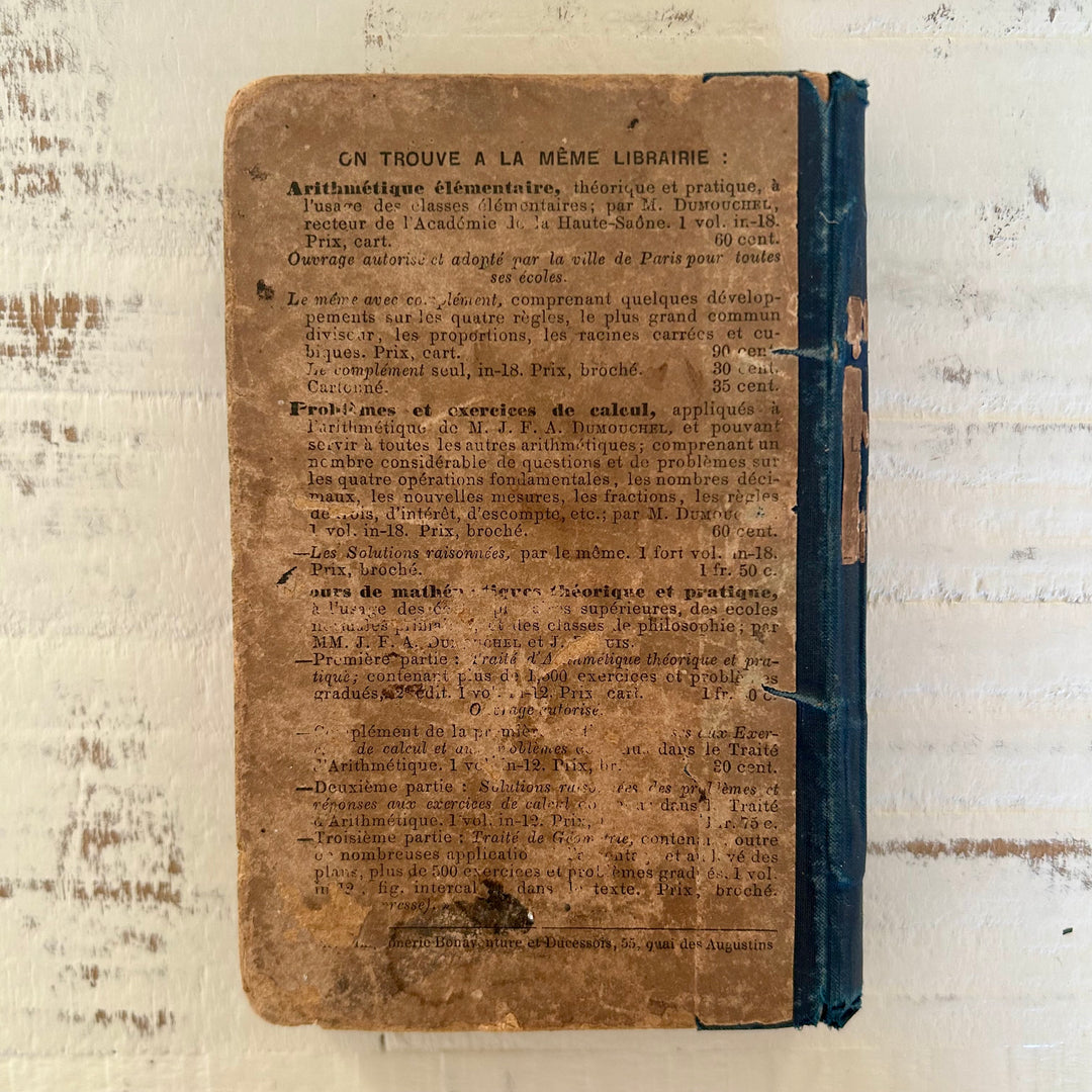 “Fables de La Fontaine, Paris 1856 — A Petite Antique French Edition”