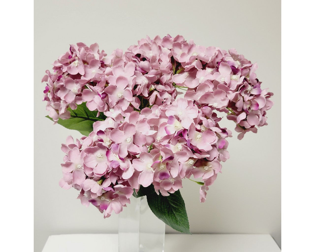 HYDRANGEA BUS 18" - 2 TONE - DUSTY MAUVE