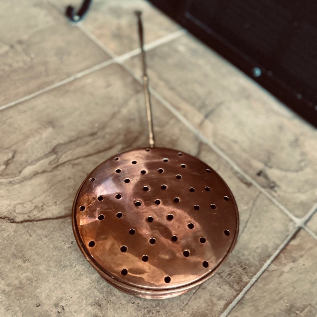 Antique English Chestnut Warmer