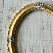 Vintage ornate oval frame