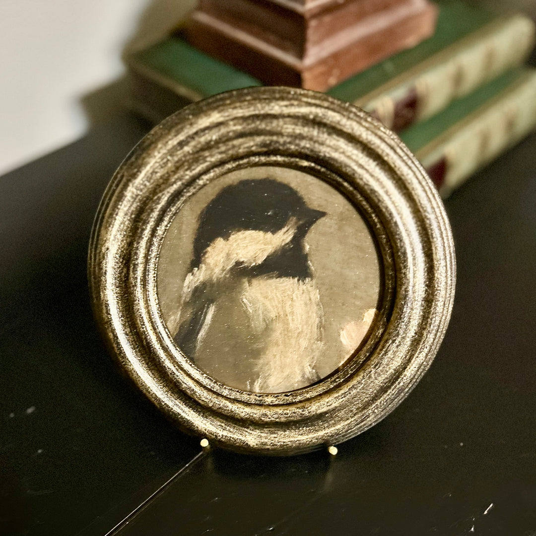 Set of Two Framed Bird Portrait Prints