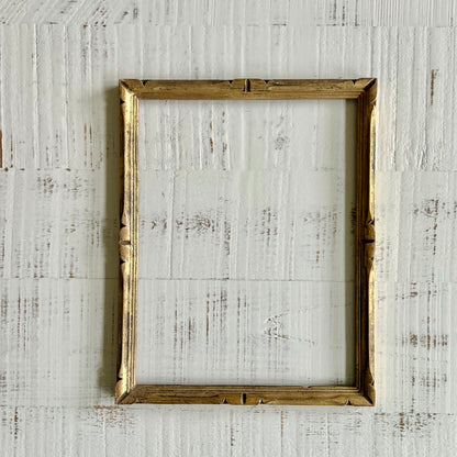 Antique French Gilded Frame with Carved Detail