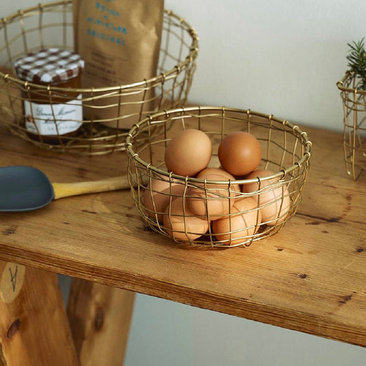 Wire Basket Round Shallow