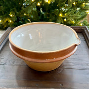 French stoneware mixing bowl