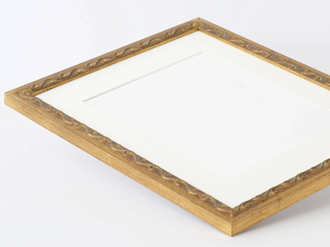 Photo Frame - Gold Leaf With Brown Highlights