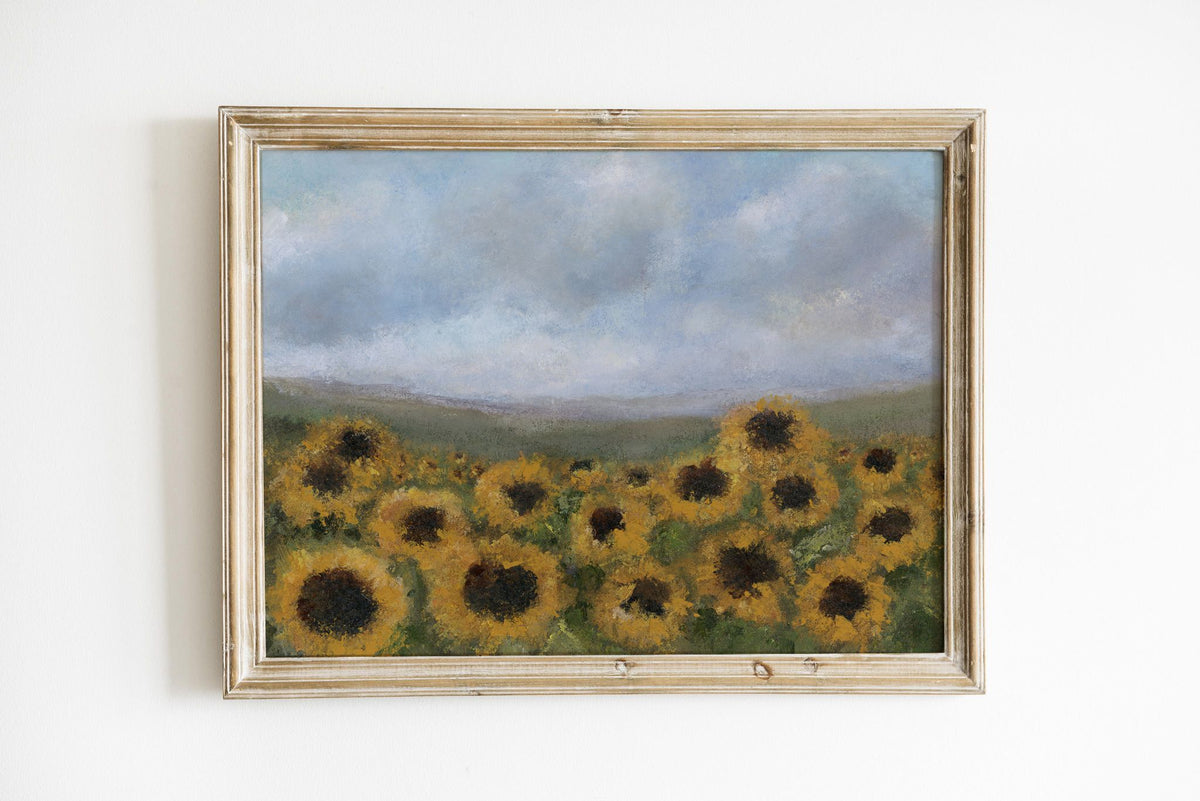 Sunflower Field (framed)
