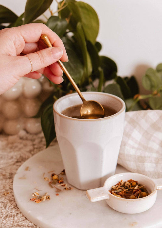 The Golden Touch – Delicate Gold Teaspoon
