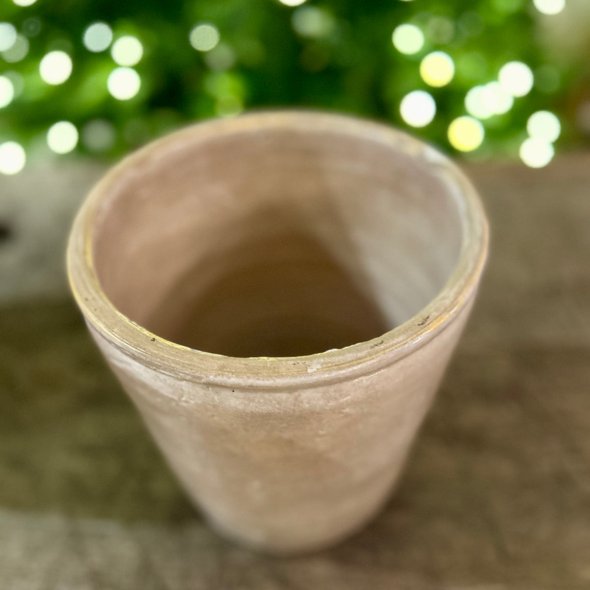 Italian antique glazed confit pots